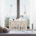 Macrame Cat Window Perch Hammock M8239