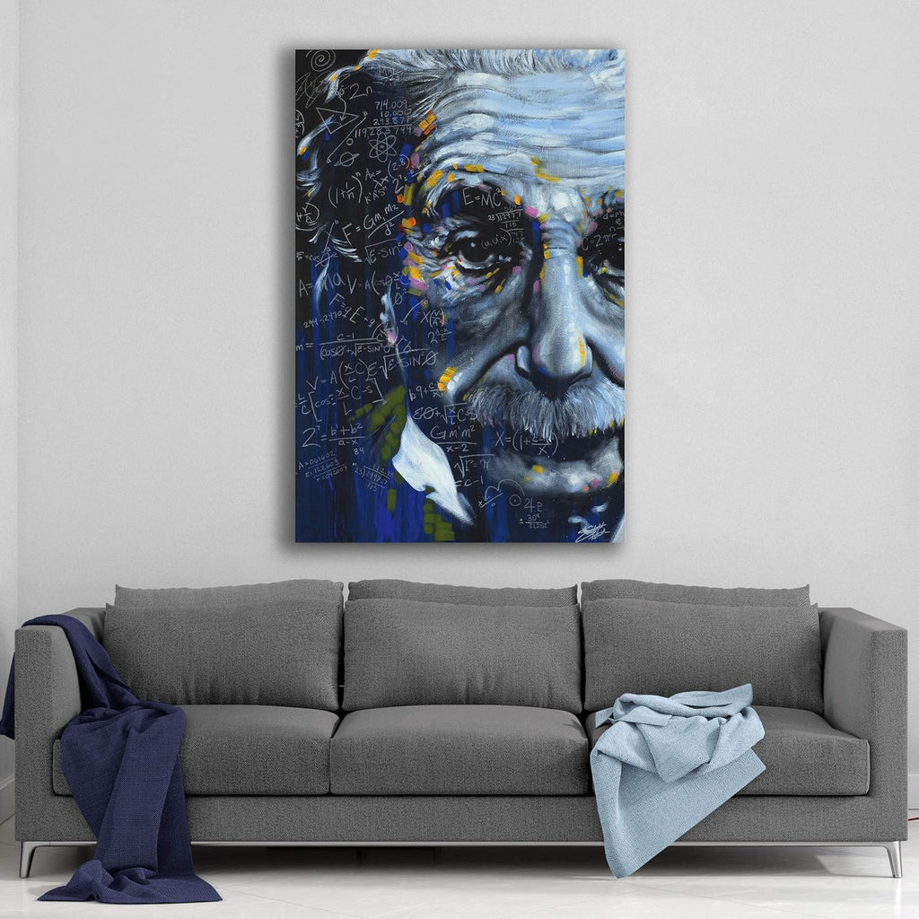 Einstein Canvas 24x24 Wall Art F968