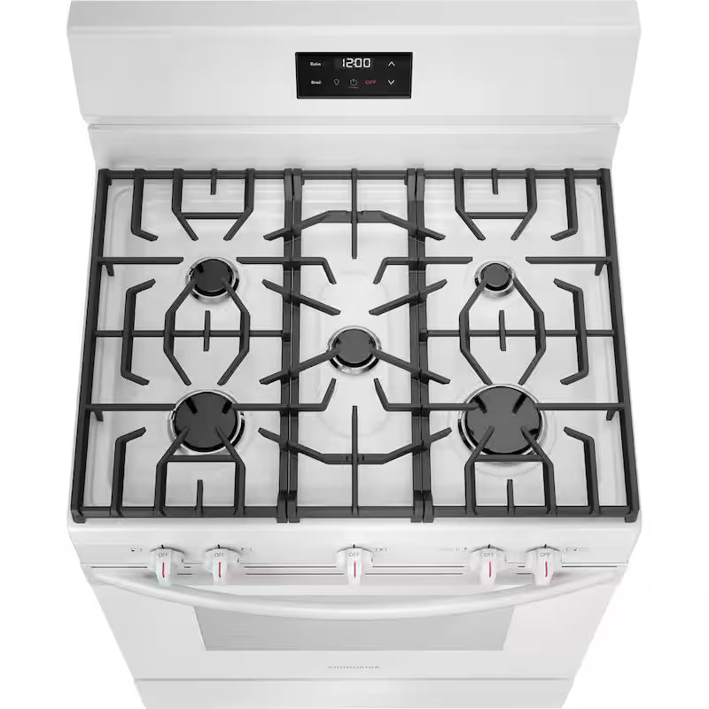 5 Burner Freestanding Gas Range in White R91774