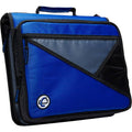 Blue 2" O-Ring Zipper Binder with 13" Tablet Pouch K204