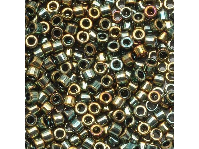11/0 Metallic Green Bronze Seed Beads B9312