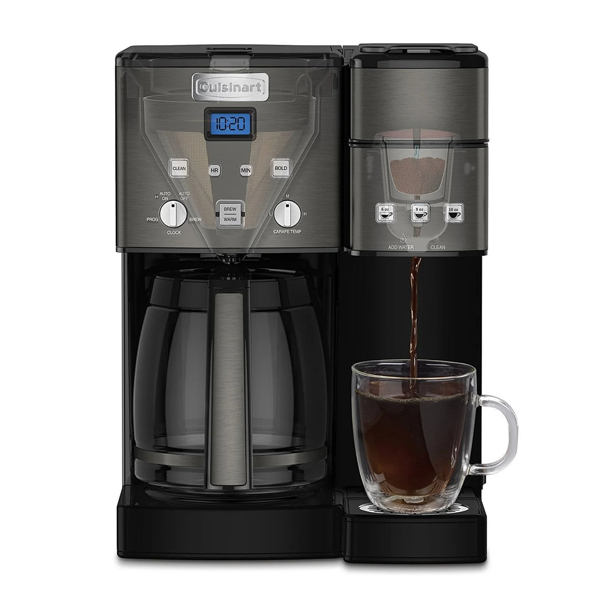 12 Cup Coffeemaker and Single-Serve Brewer D458
