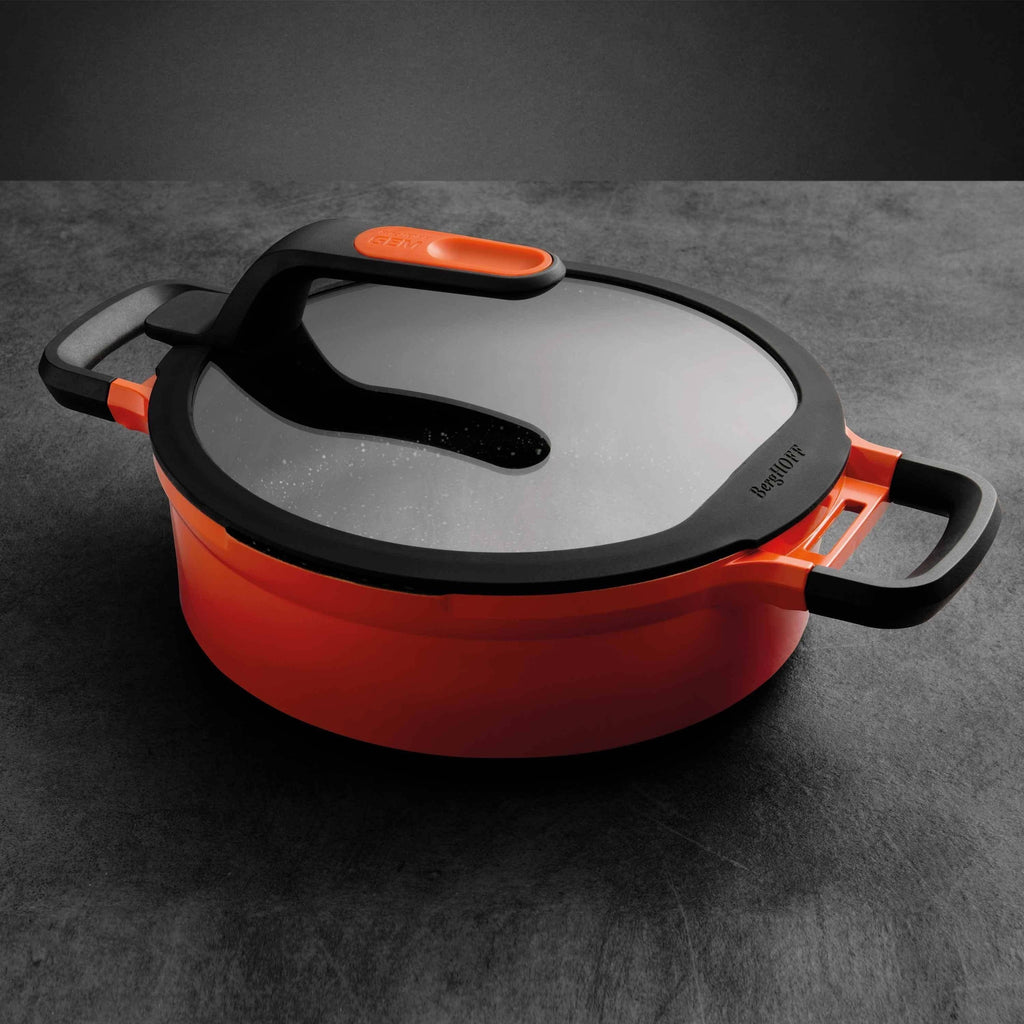 Cast Aluminum Non-Stick Covered Saute Pan E1562