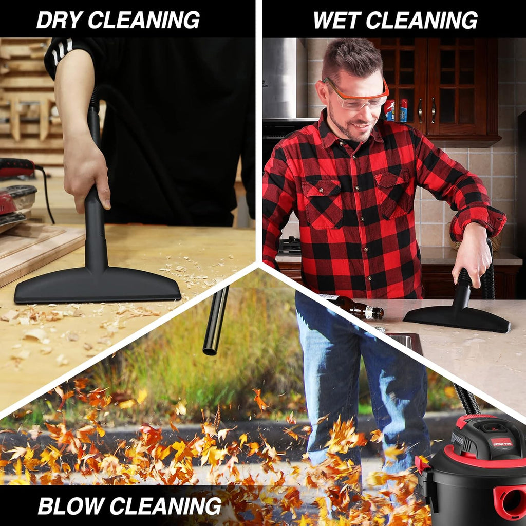 5 Gallon 2.0 Peak HP Wet/Dry Vacuum with Collapsible Handle T2026