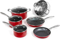 10pc Nonstick Granite Stone Cookware Set Q740