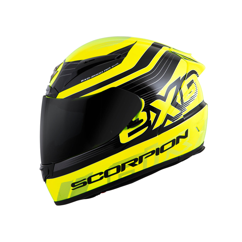 Black/Neon Full-Face Helmet N153