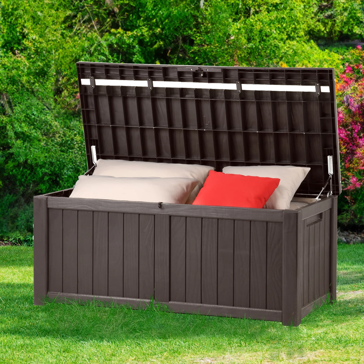Outdoor Storage Deck Box 120 Gallon Resin M510