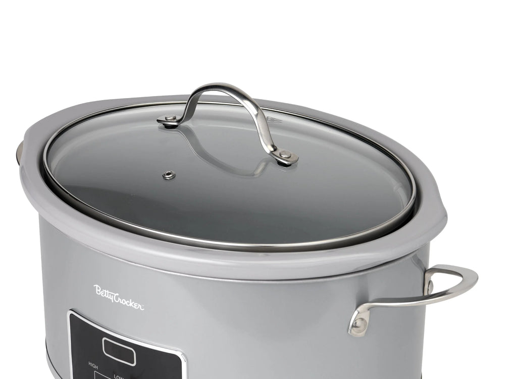 6-Quart Oval Digital Programmable Slow Cooker with LCD Display R887437