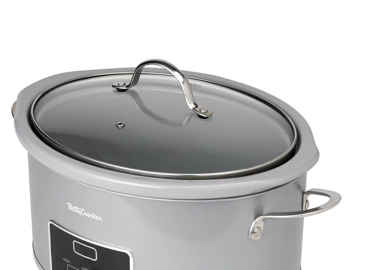 6-Quart Oval Digital Programmable Slow Cooker with LCD Display R887437