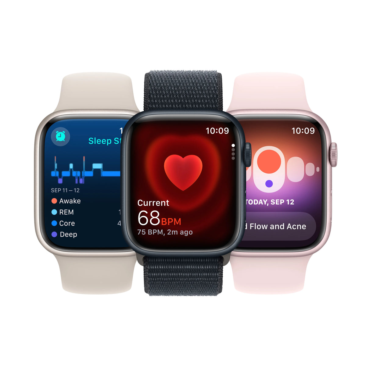 Midnight Aluminum Case 45mm Sport Band Fitness Tracker U453