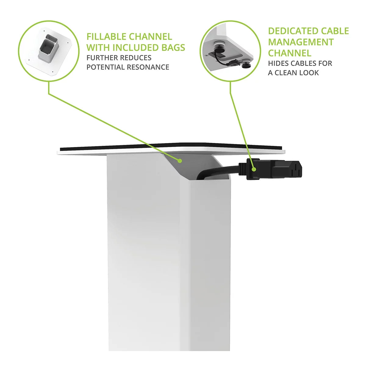 Fillable Speaker Floor Stands Q191147