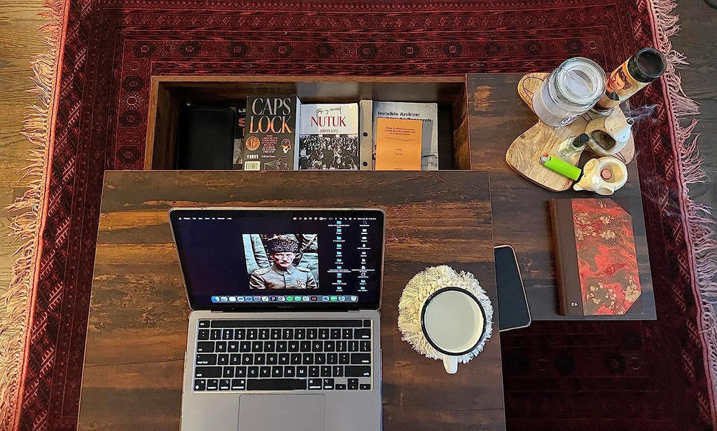 Lift Top Coffee Table with Storage D262