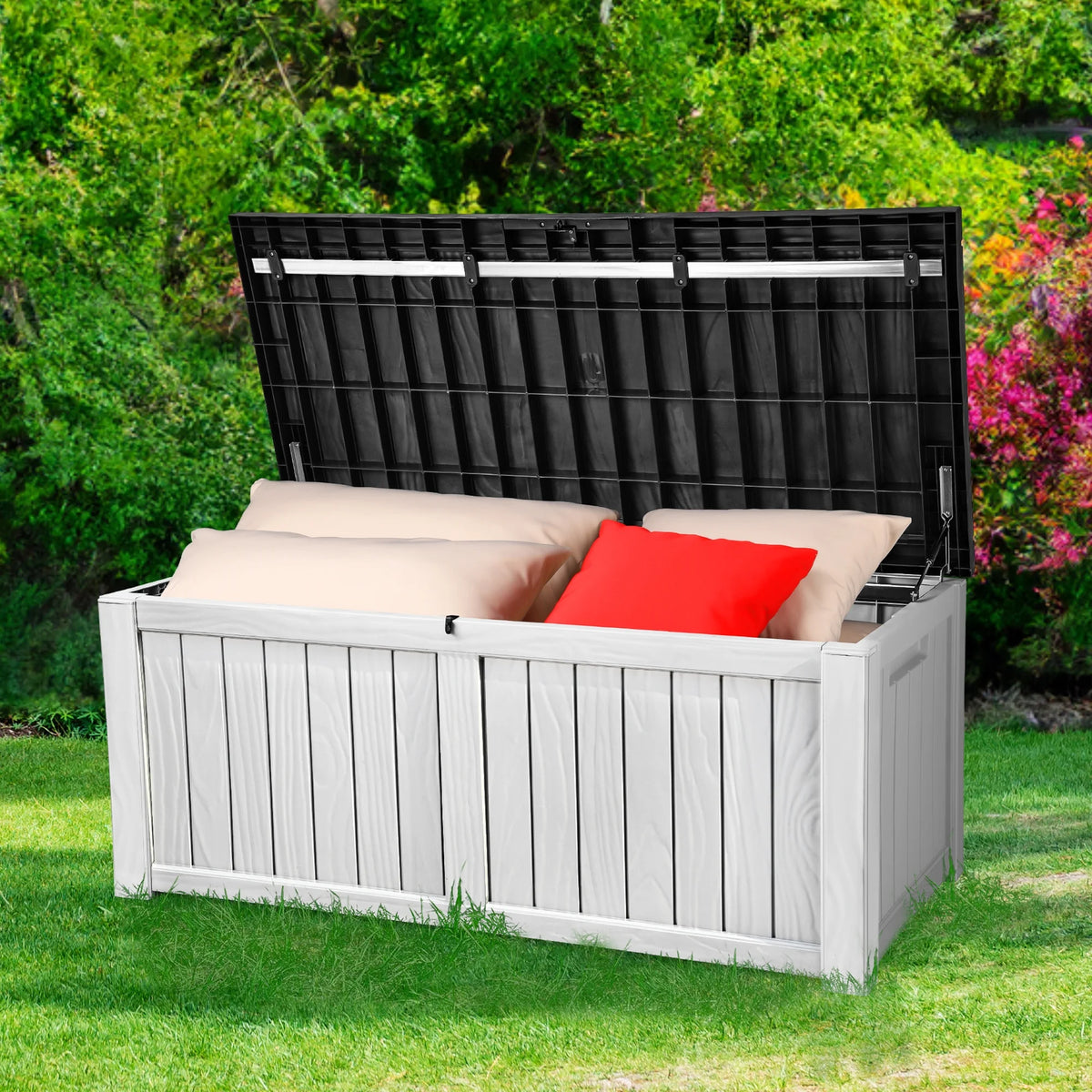 Outdoor Storage Deck Box 120 Gallon Resin M510
