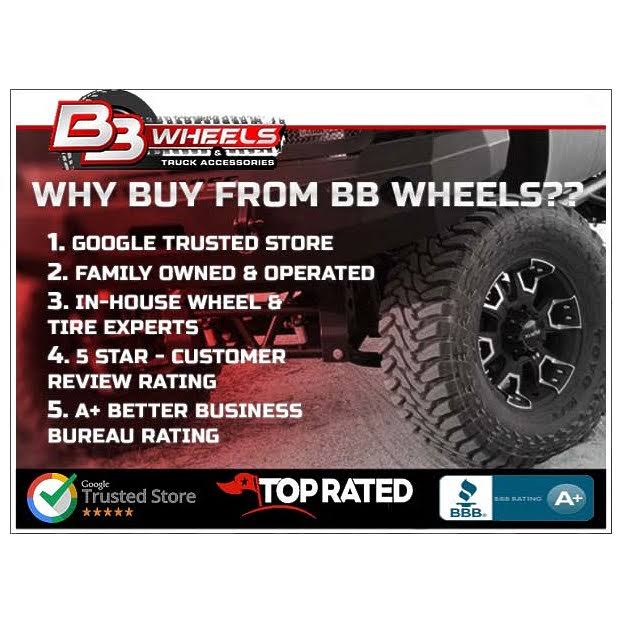 Black Milled 22x14 8x170 Wheel I262023