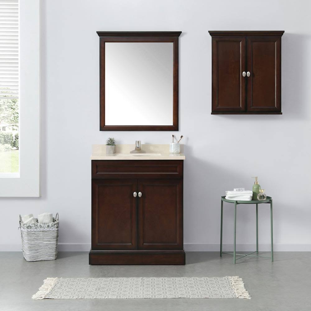 Dark Espresso Wall Cabinet O78868
