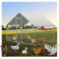 Large Metal Chicken Coop with Waterproof Cover I353328