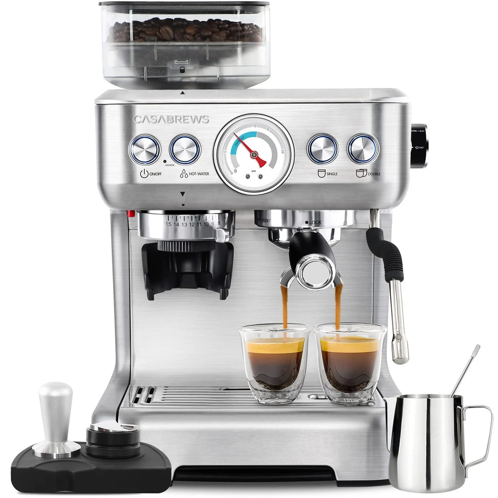 20 Bar Espresso Machine with Milk Frother Y230820