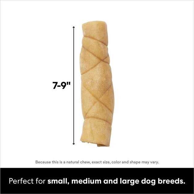 Water Buffalo Cheek Rolls Dog Chew D971911