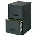 2 Drawer Black Letter File Cabinet R38411