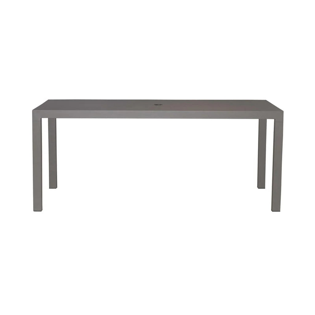 72"W Aluminum Outdoor Rectangular Leg Table V598