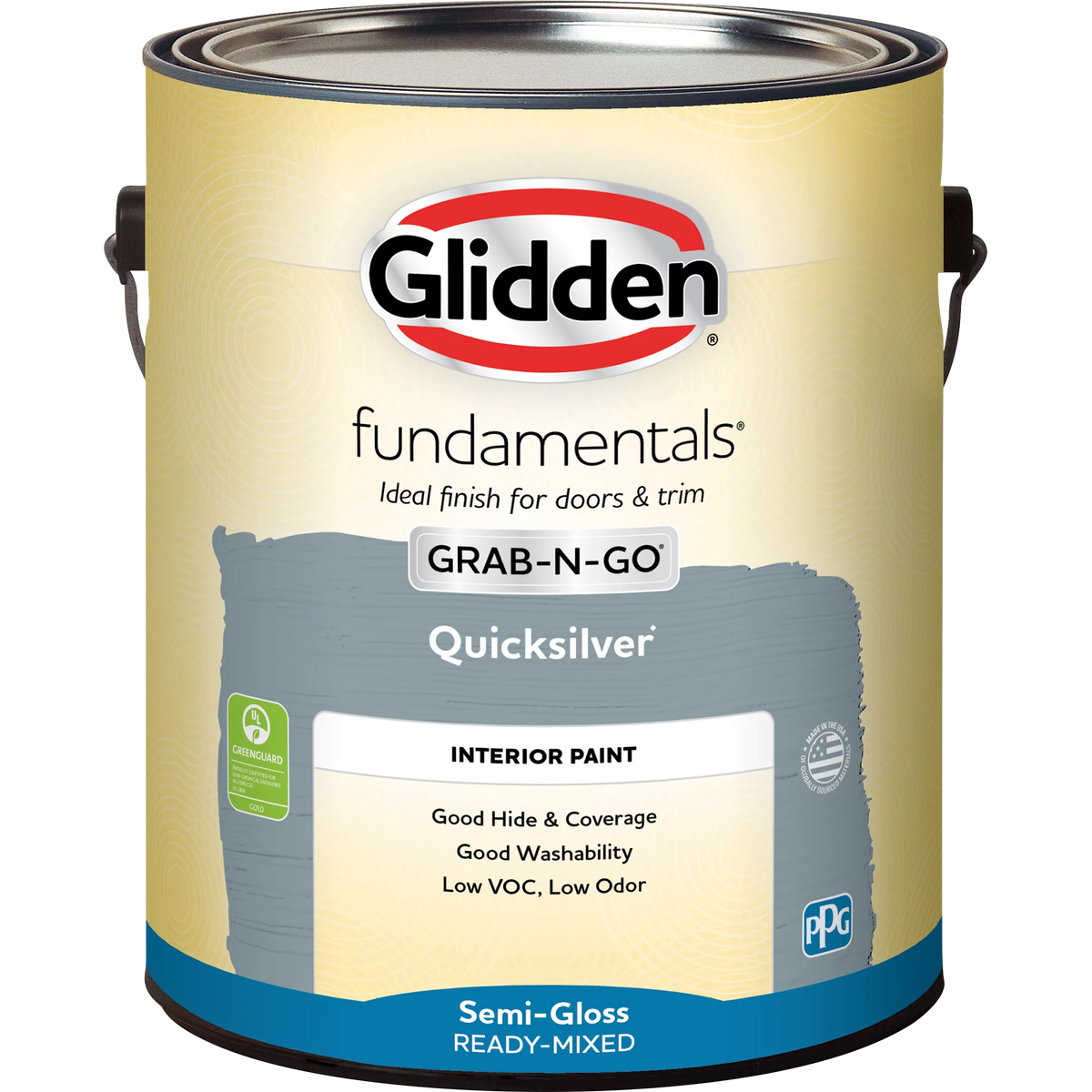 Semi-Gloss Interior Paint, 1 Gallon P359379