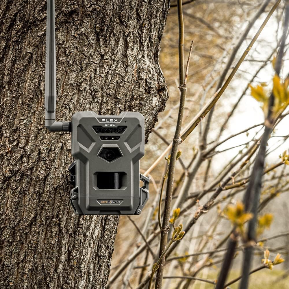 36MP Cellular Trail Camera with Sound, GPS, LTE, 100' Flash Range + LIT-22 Batteries + Straps N982879
