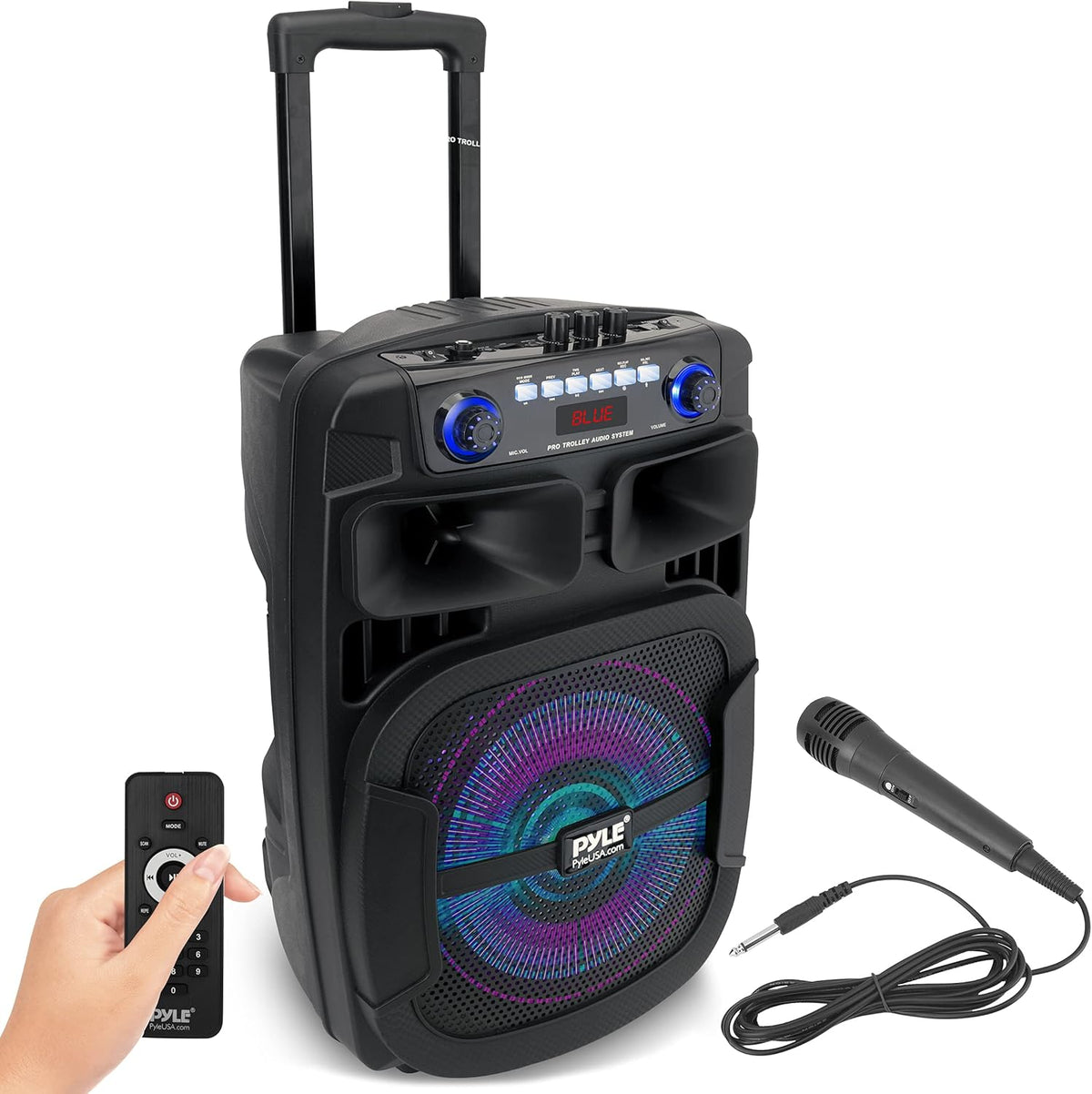 Portable 800W 12” Bluetooth PA Speaker System A505