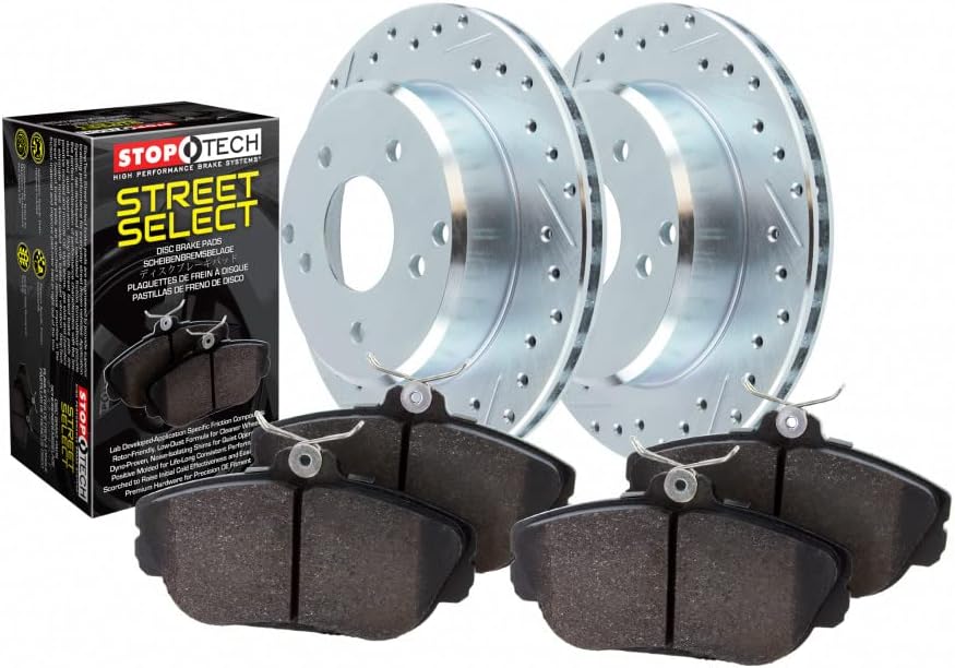 Rear Disc Brake Rotor & Brake Pads Kit O495