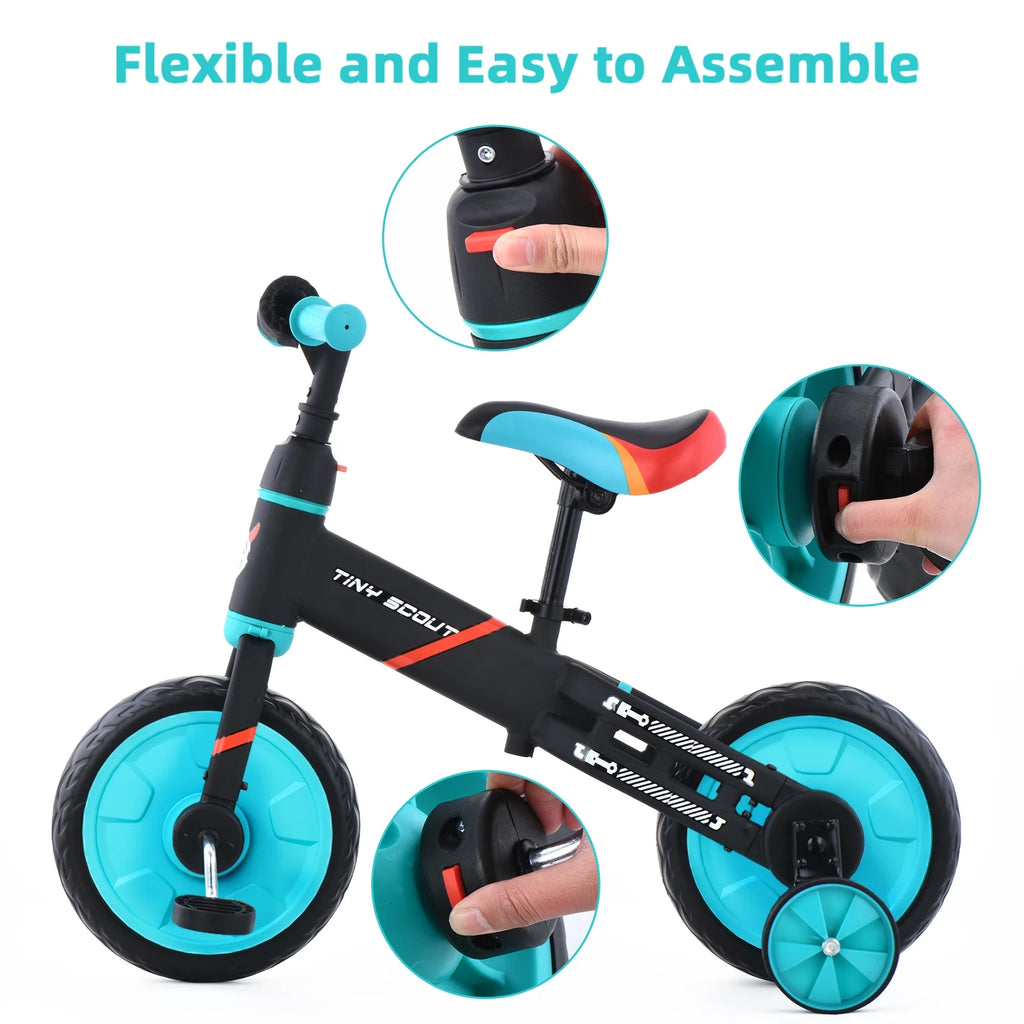4-in-1 Kids Balance Bike Z868
