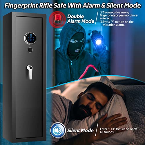 7-8 Rifle Gun Safe Fire Resistant with Removable Shelf Y16039