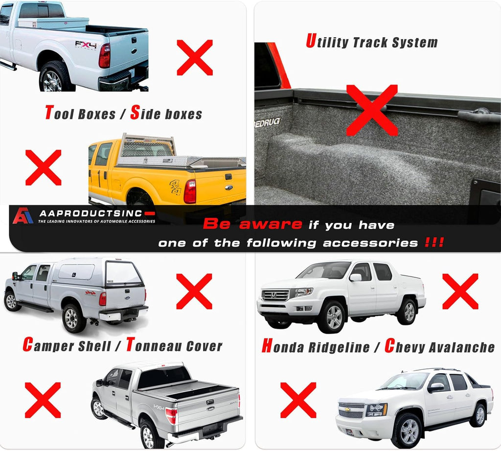 Aluminum Pickup Truck Ladder Rack with Cantilever Extension D6945