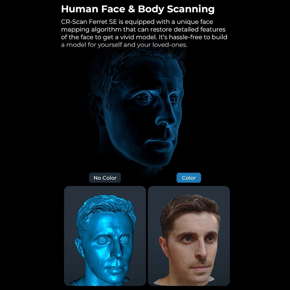 Handheld 3D Scanner 30fps 0.1mm Dual Mode B8807