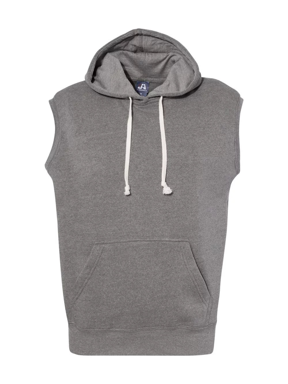 Triblend Fleece Sleeveless Hooded Sweatshirt D615451