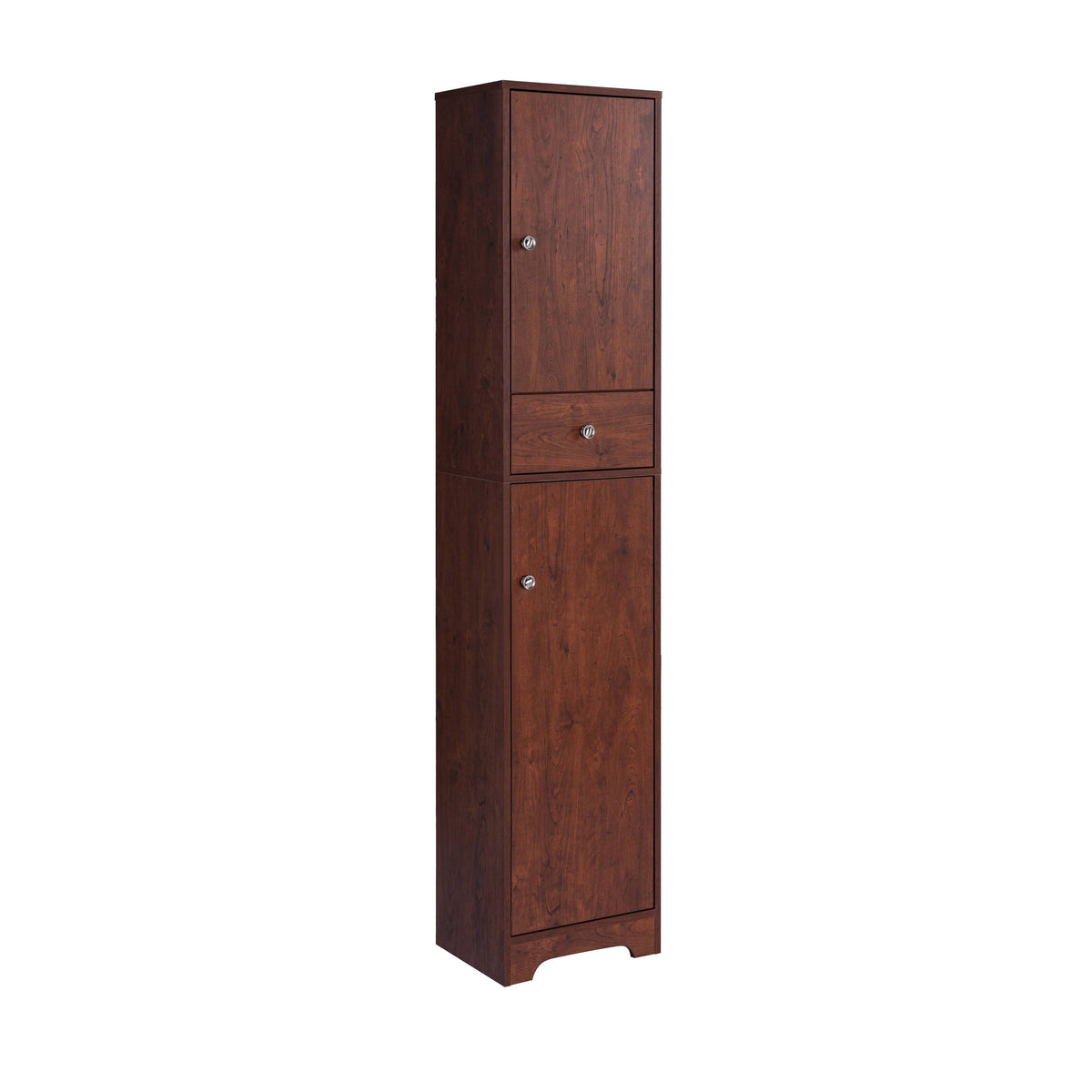White Oak Compact Farmhouse Armoire D5310