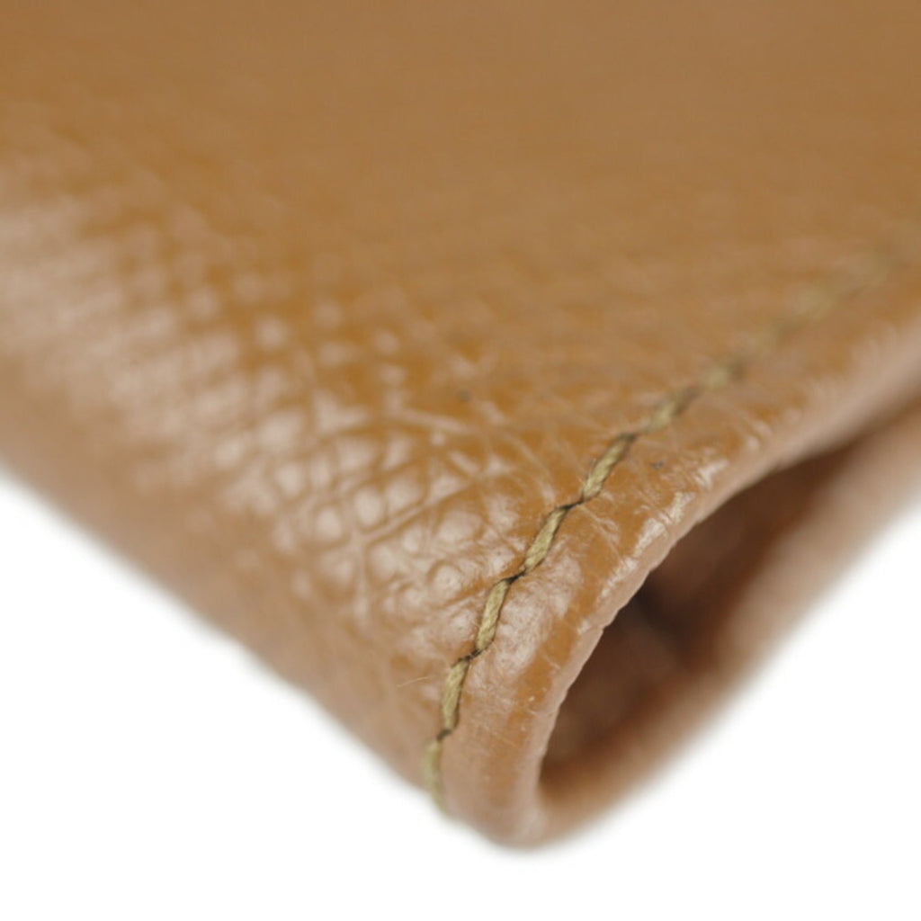 Camel Brown Leather Bifold Wallet I81755