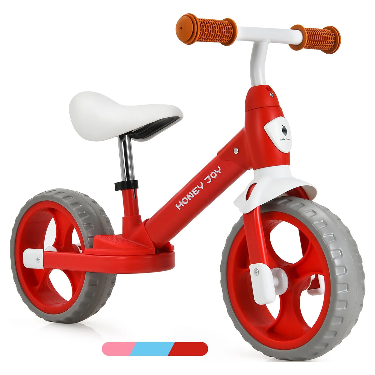 Kids Balance Bike Toddler Training Bicycle Red E302