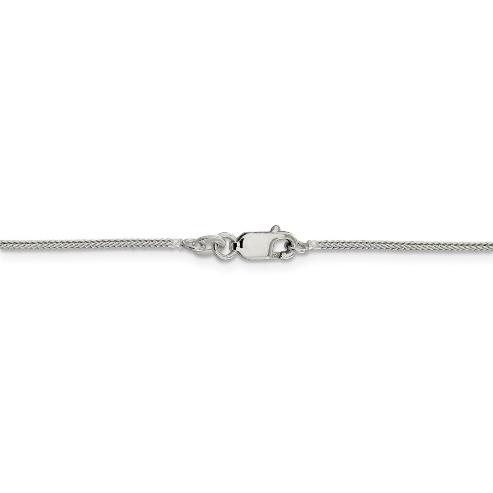 Sterling Silver Initial R Heart Necklace - 24 Inch K144