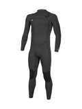 Black Chest Zip Full Wetsuit F860