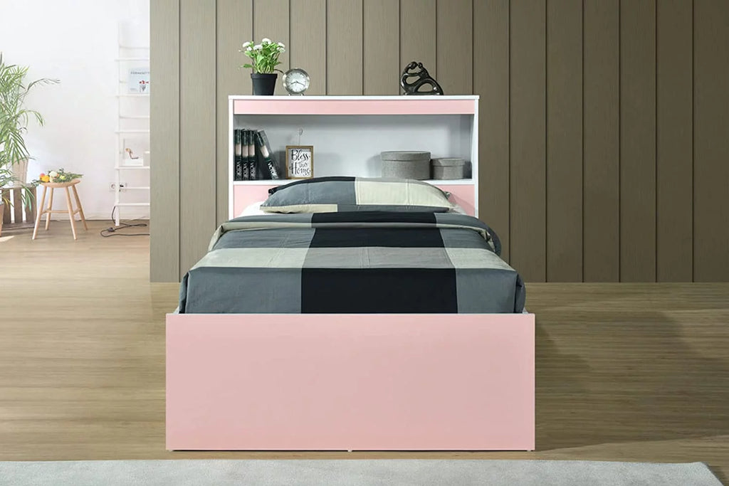 Twin-Size Captain Bed with 3-Drawers and Headboard in Mahogany M922178