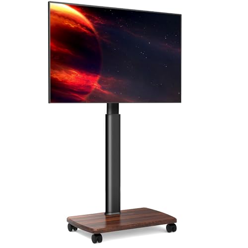 Rolling TV Stand for 32 to 65 Inch TVs with Swivel Mount V69098