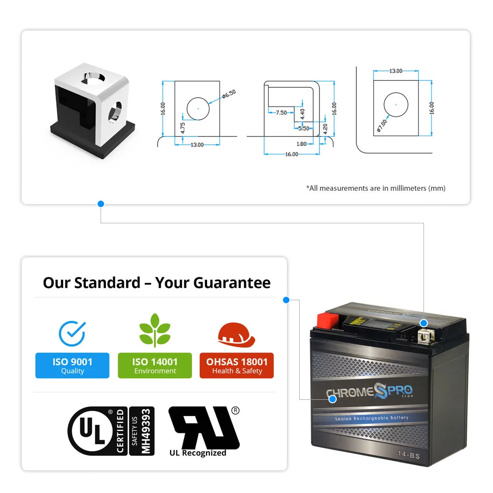 Ytx14-Bs Scooter Battery K6494