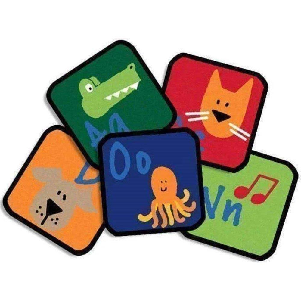 Learning Blocks Carpet Squares K13266