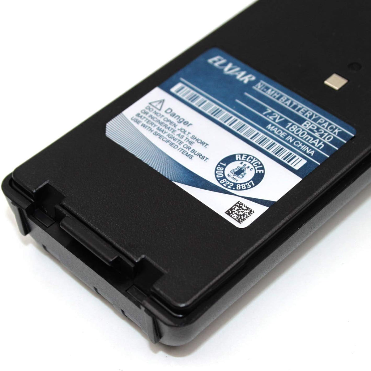 (2-Pack) 7.2V 1800mAh Ni-MH Replacement Battery for ICOM Radios P645282