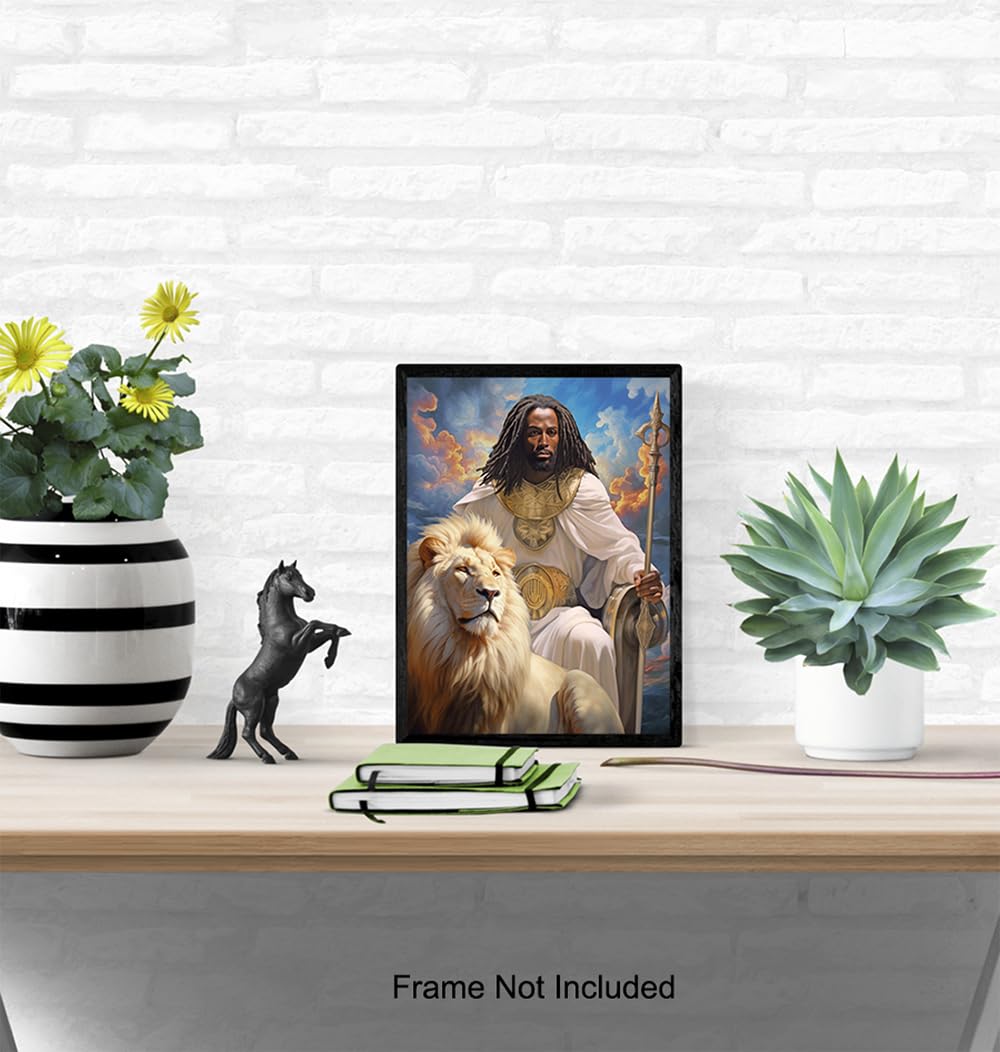 African American Wall Decor - Black Art - Inspirational Wall Art - Christian Home Decor - Religious Gift - Picture Poster Print I703163