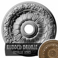 24x22OD x 4x22ID x 1 1/2x22P Ceiling Medallion, Hand-Painted Rubbed Bronze A458112