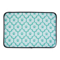Off White Lattice Paw Pet Mat M25830