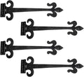 Black Wrought Iron Door Strap Hinge 18 Long Pack of 4 N87049