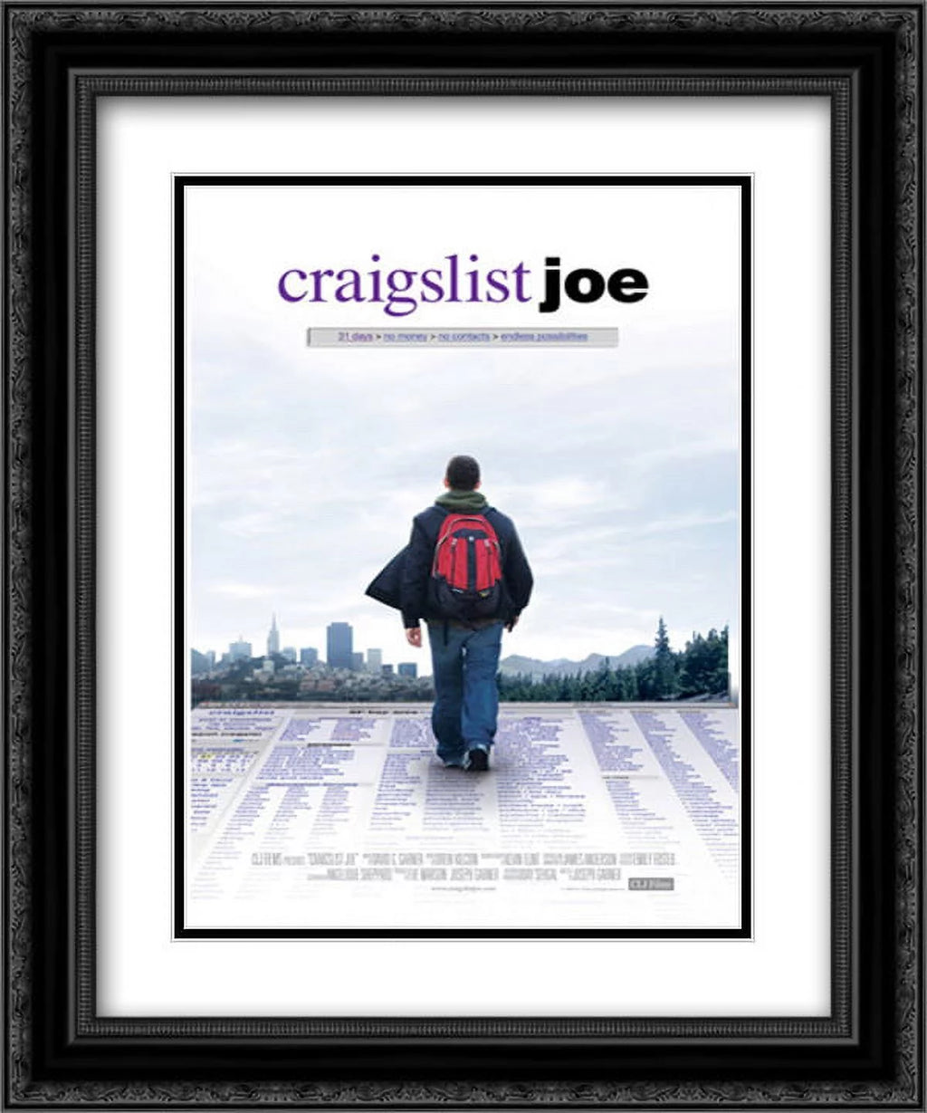 Black Ornate Framed Movie Poster Art Print Y3728