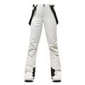 White Waterproof Insulated Snow Bib Trousers B98862