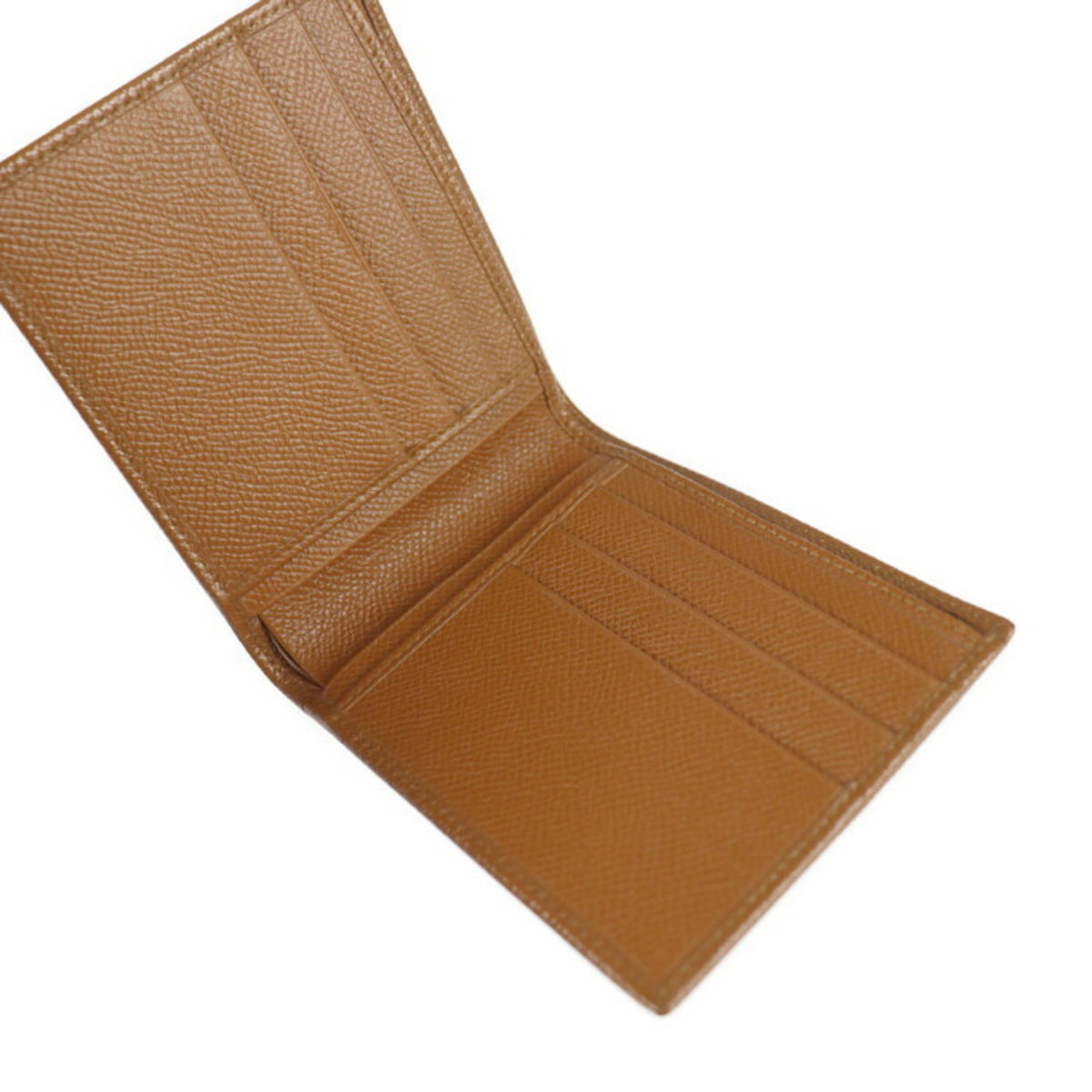 Camel Brown Leather Bifold Wallet I81755